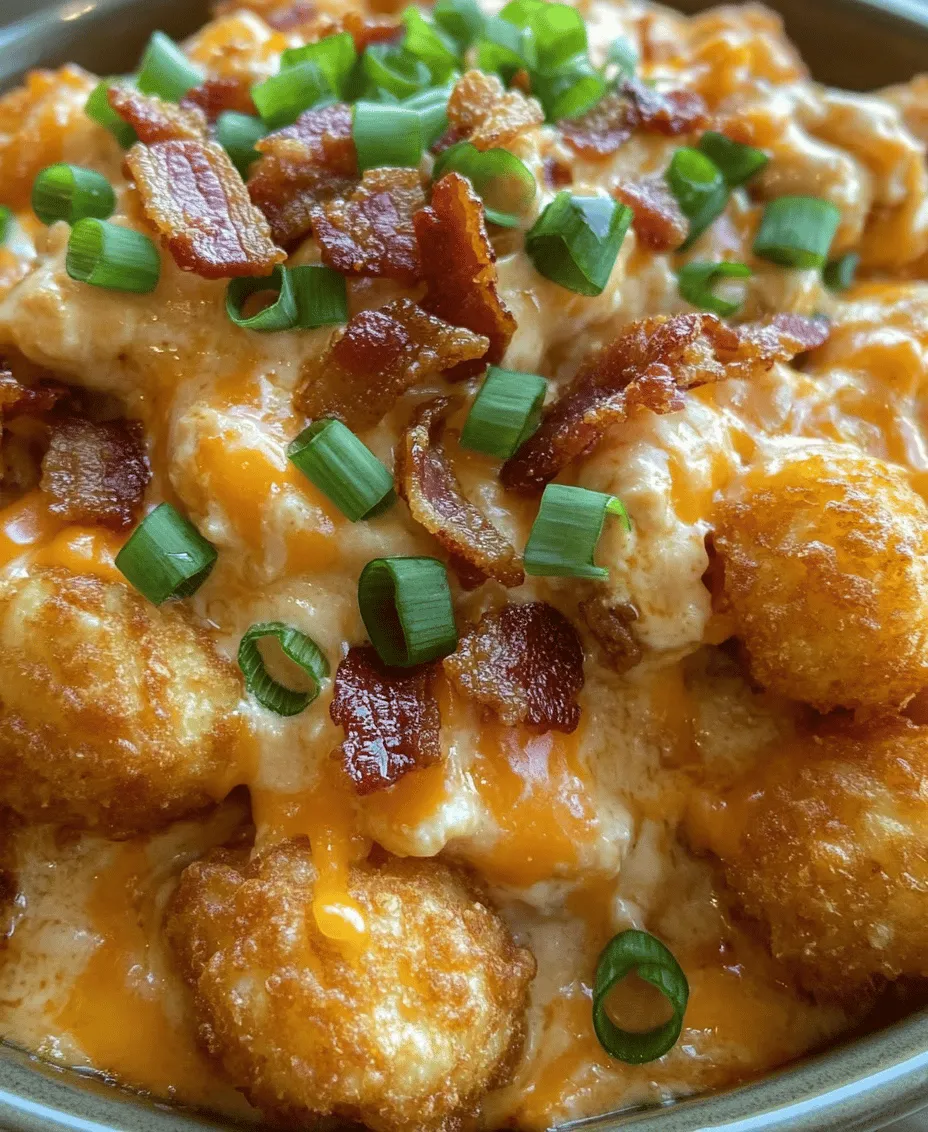 Exploring the world of comfort food often leads us to delightful concoctions that provide both satisfaction and nostalgia. One such dish is the Crispy Chicken Bacon Ranch Tater Tot Dream Casserole. This hearty meal combines tender shredded chicken, crispy bacon, and the irresistible crunch of tater tots, all enveloped in a flavorful ranch dressing blend. It's a dish that not only satisfies your hunger but also warms the soul, making it an ideal choice for family dinners or gatherings. The combination of textures and flavors creates a medley that is hard to resist, making it a popular choice for those looking to indulge in a comforting meal.