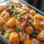 Exploring the world of comfort food often leads us to delightful concoctions that provide both satisfaction and nostalgia. One such dish is the Crispy Chicken Bacon Ranch Tater Tot Dream Casserole. This hearty meal combines tender shredded chicken, crispy bacon, and the irresistible crunch of tater tots, all enveloped in a flavorful ranch dressing blend. It's a dish that not only satisfies your hunger but also warms the soul, making it an ideal choice for family dinners or gatherings. The combination of textures and flavors creates a medley that is hard to resist, making it a popular choice for those looking to indulge in a comforting meal.