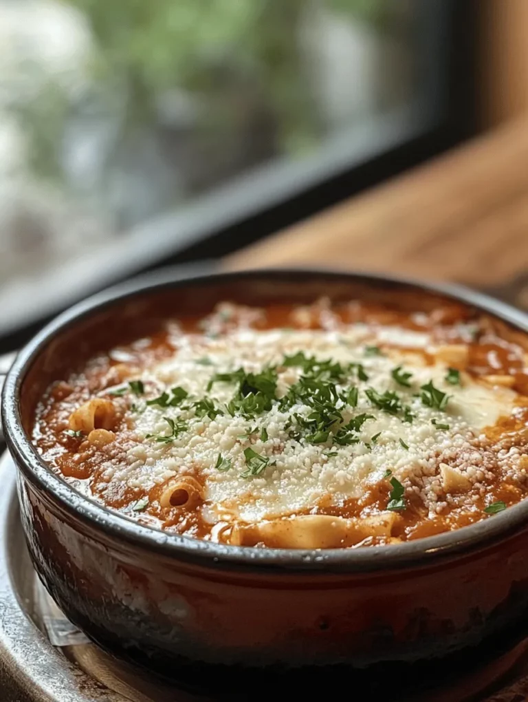 To create the perfect Hearty Lasagna Soup, it's essential to understand the role each ingredient plays in contributing to the dish's overall flavor and texture. Below, we’ll break down the key components that make this soup a standout.