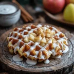 Apple pie waffle fritters are the perfect blend of comfort food and innovative culinary creativity, offering a delightful twist on two beloved classics: apple pie and waffles. Imagine sinking your teeth into a warm, crispy fritter that bursts with the sweet and aromatic flavors of cinnamon-spiced apples, all while enjoying the convenience of a handheld treat. This recipe captures the essence of a homemade apple pie, transforming it into a delightful fritter form that’s perfect for breakfast, dessert, or a sweet snack.