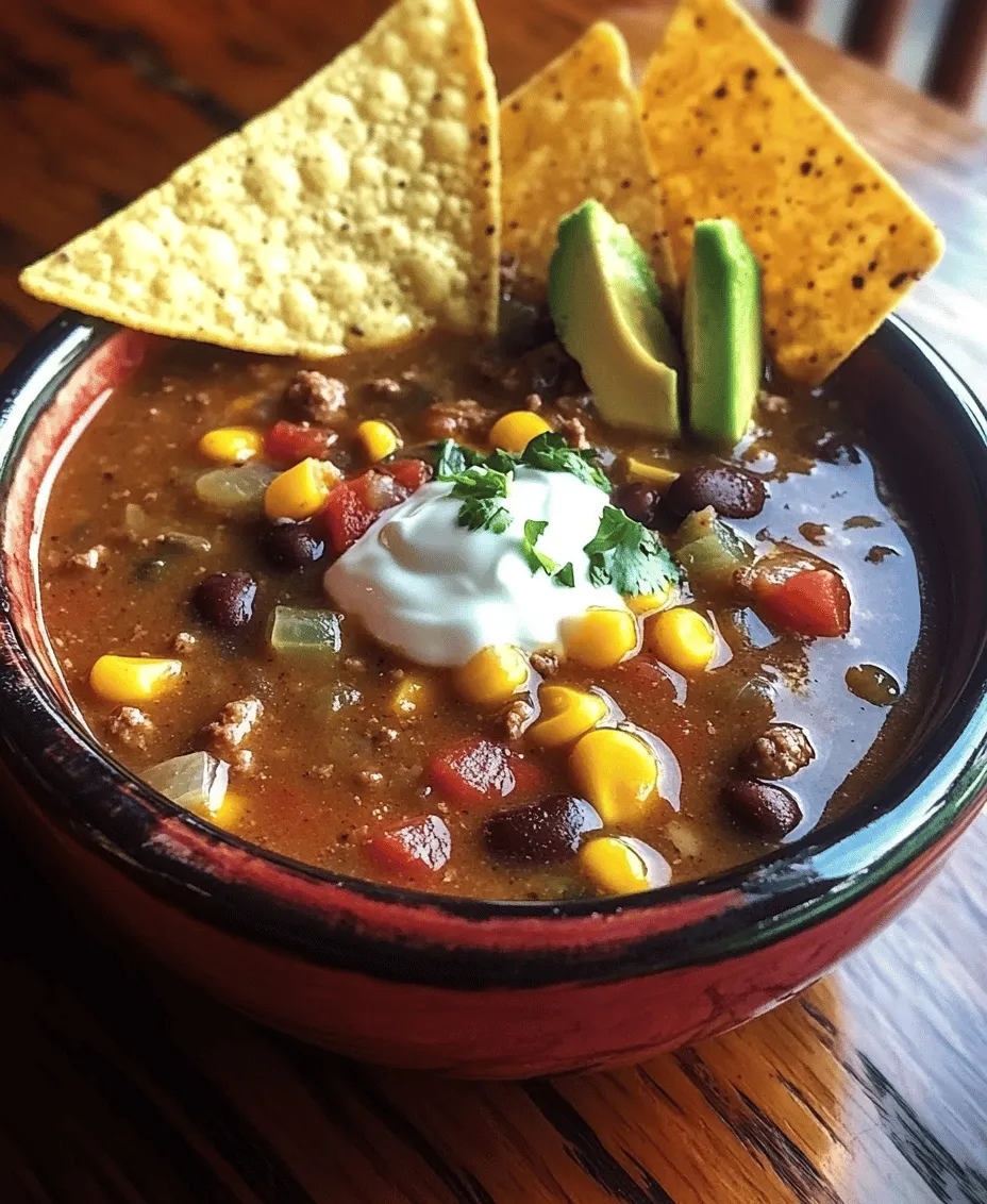 Taco soup is a cherished comfort food that brings together the vibrant flavors of traditional tacos in a hearty, warm bowl. This dish is not only satisfying but also incredibly versatile, making it a favorite for family dinners, potlucks, or even a cozy night in. The 