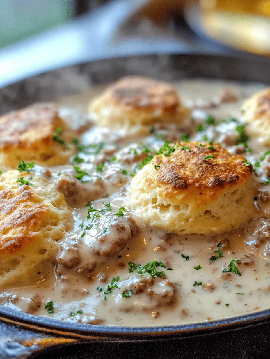 There's a certain warmth that envelops you when you think of home-cooked meals, and few dishes embody that sentiment quite like Country-Style Sausage Gravy Skillet. This comforting dish is a staple in many households, particularly in the Southern United States, where hearty flavors and simple ingredients reign supreme. The dish brings together the rich, savory essence of sausage with a creamy gravy, served over fluffy biscuits or alongside crispy potatoes, making it a beloved choice for breakfast or brunch.