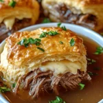 If you're on the hunt for a dish that combines comfort, flavor, and a bit of culinary flair, look no further than French Dip Biscuits. This delightful creation marries the classic French dip sandwich—known for its tender roast beef and savory dipping sauce—with the flaky, buttery texture of homemade biscuits. The result is a dish that is not only irresistibly tasty but also versatile enough to serve at casual gatherings, cozy family dinners, or even as a satisfying snack during your next movie night.