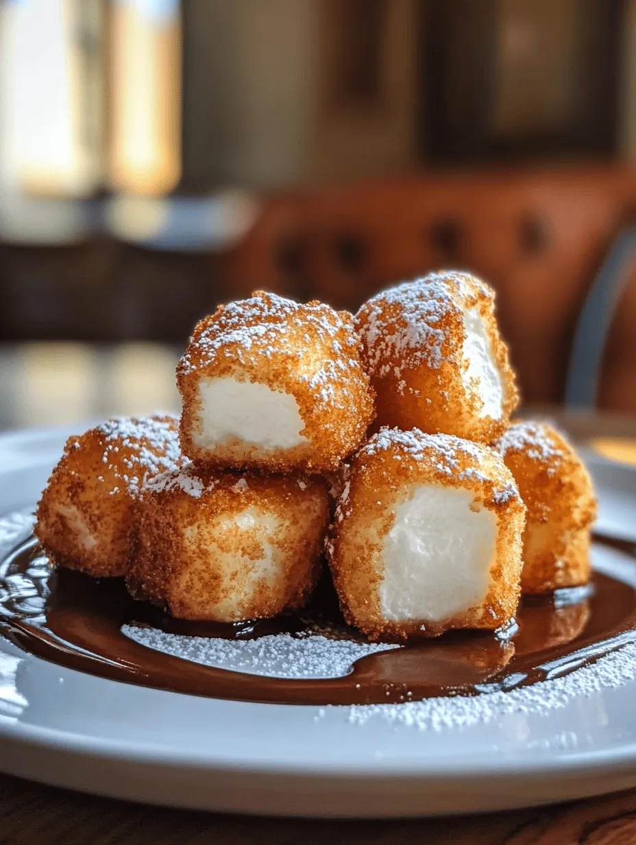 There's something undeniably enchanting about deep-fried desserts. Popular at fairs, carnivals, and lively parties, these indulgent treats evoke a sense of nostalgia and excitement. One such dessert that perfectly encapsulates this joy is the deep-fried marshmallow. Imagine biting into a golden, crispy exterior only to be met with the warm, gooey sweetness of melted marshmallow inside. It’s a delightful experience that transforms a simple childhood treat into a decadent dessert.