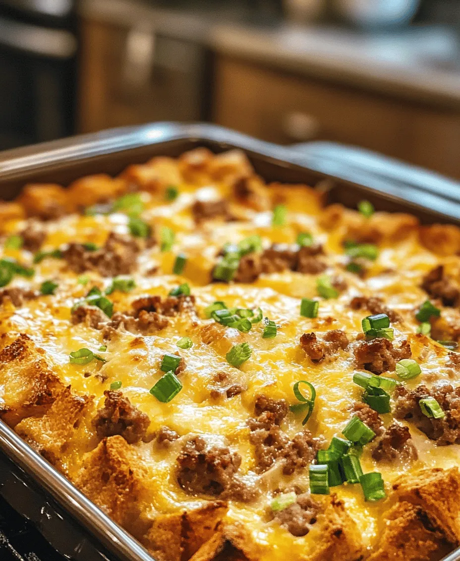 In the world of breakfast dishes, few can rival the comforting embrace of a savory breakfast casserole. The Ultimate Savory Breakfast Sausage & Cheese Casserole is not just a meal; it’s an experience that brings families together around the table to enjoy a hearty start to the day. This dish artfully combines savory breakfast sausage, rich cheeses, and fluffy eggs, creating a delightful blend of flavors and textures that will keep you satisfied until lunchtime.