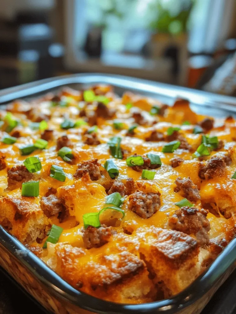 In the world of breakfast dishes, few can rival the comforting embrace of a savory breakfast casserole. The Ultimate Savory Breakfast Sausage & Cheese Casserole is not just a meal; it’s an experience that brings families together around the table to enjoy a hearty start to the day. This dish artfully combines savory breakfast sausage, rich cheeses, and fluffy eggs, creating a delightful blend of flavors and textures that will keep you satisfied until lunchtime.