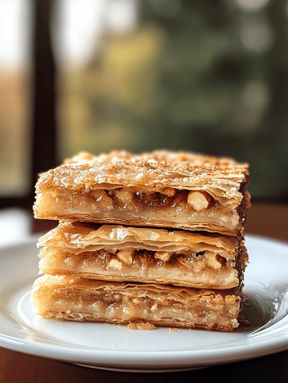 Baklava is not just a dessert; it is a culinary masterpiece steeped in history and cultural significance that spans across the Middle East and Mediterranean regions. This decadent pastry, known for its rich layers of flaky phyllo dough, finely chopped nuts, and sweet honey syrup, has captured the hearts and taste buds of many around the world. Each bite transports you to bustling bazaars and sun-drenched landscapes, where the air is filled with the enticing aroma of spices and sweetness.