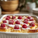 Breakfast casseroles are the epitome of convenience and comfort, combining multiple flavors and textures into a single, delectable dish. They are perfect for busy weekday mornings or leisurely weekend brunches, allowing you to serve a crowd without spending hours in the kitchen. One standout option that has been gaining popularity is the Raspberry Cheesecake French Toast Casserole. This delightful dish combines the creamy indulgence of cheesecake with the vibrant tartness of fresh raspberries, creating a breakfast experience that is both satisfying and memorable.