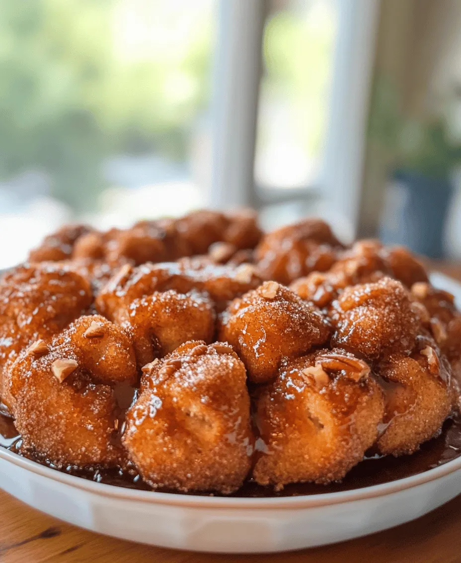 Welcome to the delightful world of Twisted Monkey Bread Delight, a truly scrumptious treat that promises to elevate your gatherings, brunches, or family dessert nights. Picture this: golden, gooey bites of cinnamon-sugar goodness, fresh out of the oven, enticing everyone with their irresistible aroma. This recipe is not only a feast for the senses but also a fun and interactive dessert that invites everyone to dig in. What makes this dish particularly appealing is its ease of preparation, utilizing refrigerated biscuit dough to create a show-stopping dessert without the fuss of making dough from scratch.