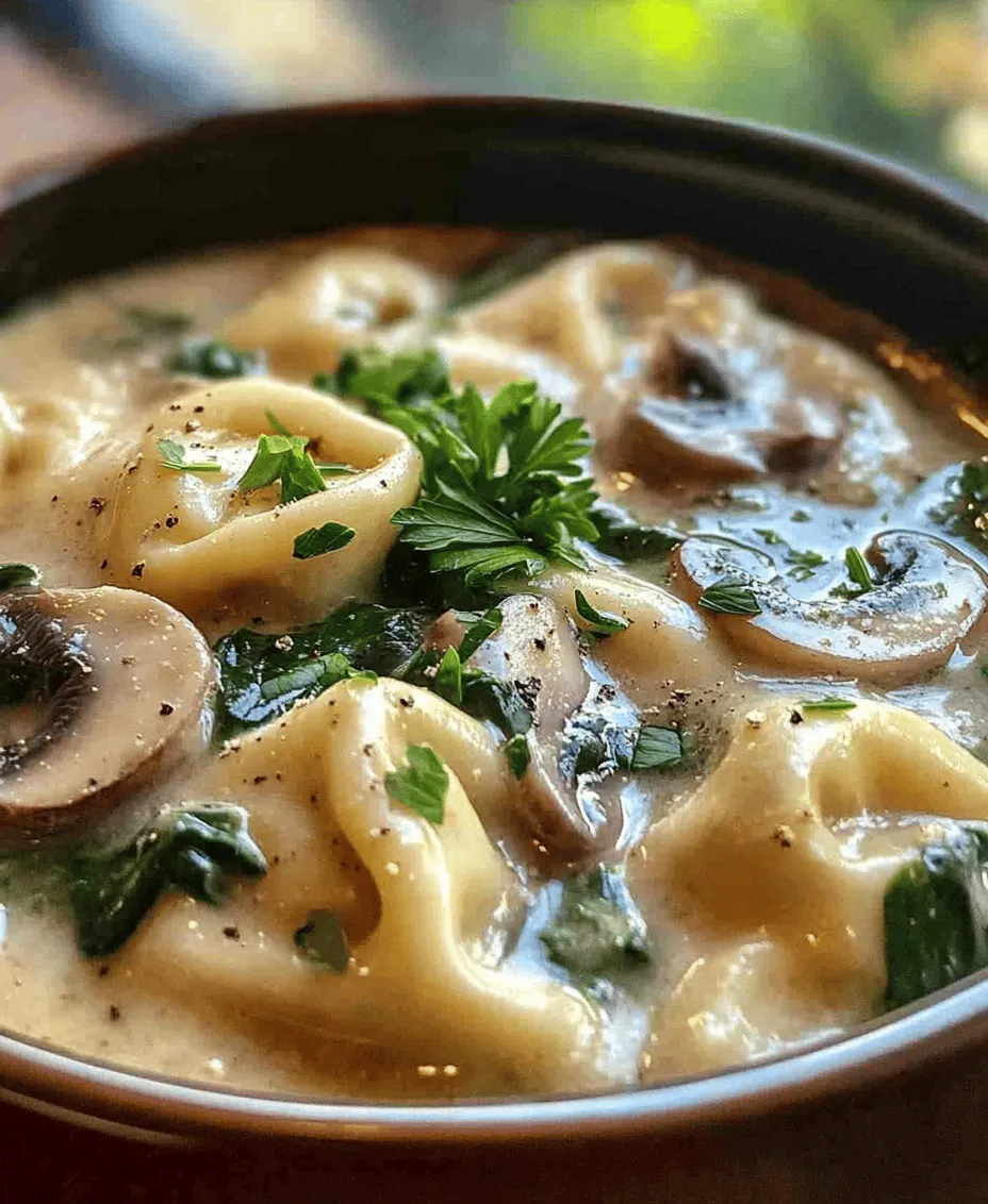 As the days grow shorter and the temperatures dip, there's nothing more comforting than a warm bowl of soup. Among the myriad of options that grace our tables, the Creamy Parmesan Mushroom and Spinach Tortellini Soup stands out as a quintessential comfort food. This delightful dish not only embodies the essence of cozy evenings spent at home but also offers a harmonious blend of flavors that can please even the pickiest of eaters.