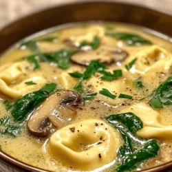 As the days grow shorter and the temperatures dip, there's nothing more comforting than a warm bowl of soup. Among the myriad of options that grace our tables, the Creamy Parmesan Mushroom and Spinach Tortellini Soup stands out as a quintessential comfort food. This delightful dish not only embodies the essence of cozy evenings spent at home but also offers a harmonious blend of flavors that can please even the pickiest of eaters.