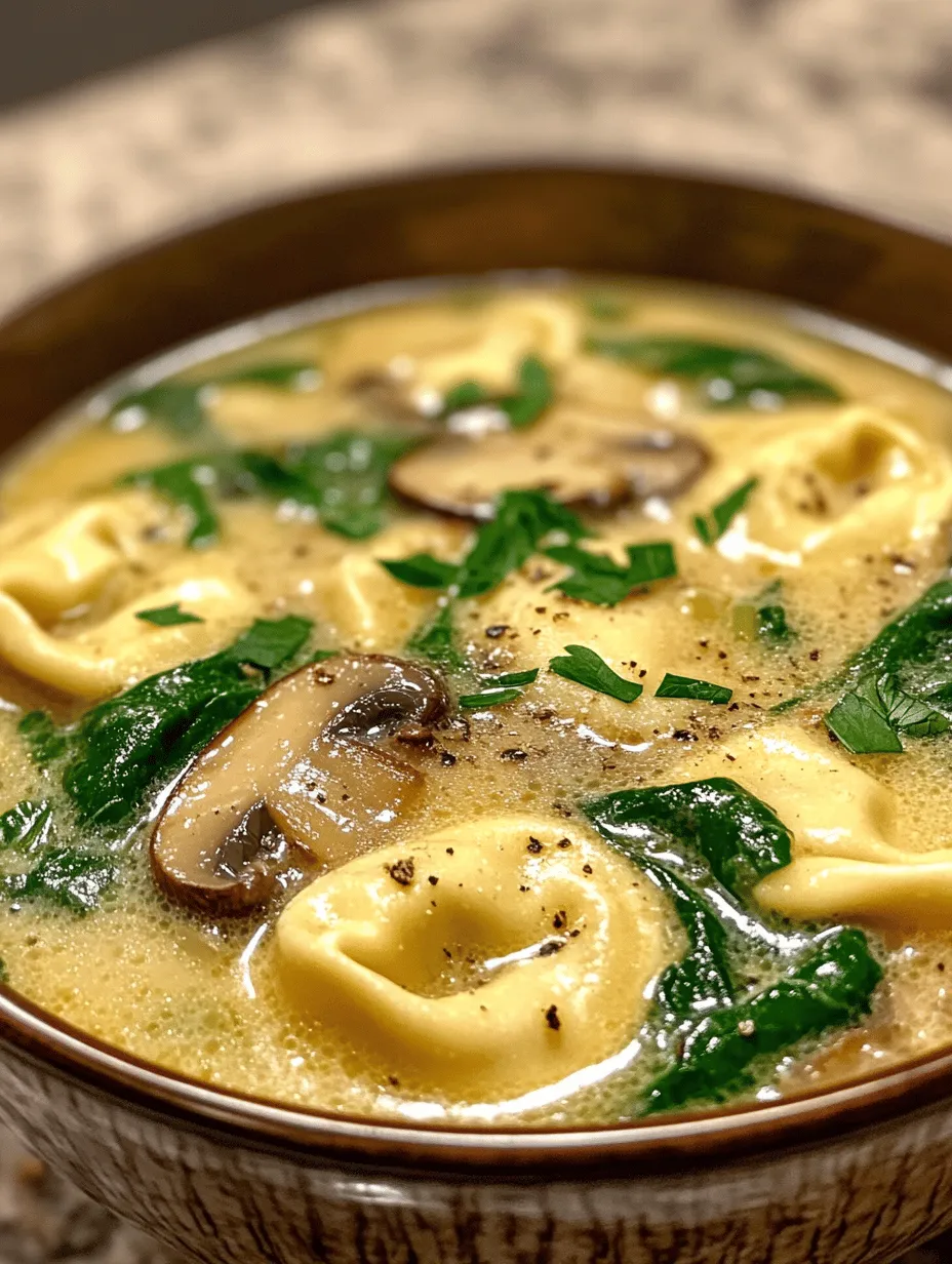 As the days grow shorter and the temperatures dip, there's nothing more comforting than a warm bowl of soup. Among the myriad of options that grace our tables, the Creamy Parmesan Mushroom and Spinach Tortellini Soup stands out as a quintessential comfort food. This delightful dish not only embodies the essence of cozy evenings spent at home but also offers a harmonious blend of flavors that can please even the pickiest of eaters.