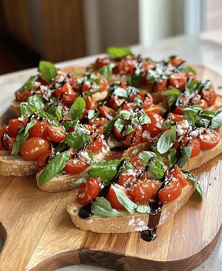 Bruschetta is more than just a dish; it’s an experience steeped in Italian culture and culinary tradition. Originating from the central regions of Italy, bruschetta has become a beloved appetizer worldwide, celebrated for its simplicity and vibrant flavors. Traditionally, bruschetta consists of grilled bread topped with a variety of ingredients, making it a versatile choice for any gathering or celebration. Whether served at a formal dinner party or as a casual snack at home, this dish captivates the hearts and palates of many.