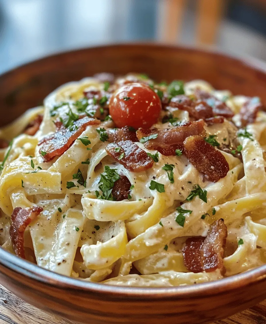 When it comes to comfort food, few dishes can rival the rich, indulgent nature of creamy bacon pasta. This delightful meal marries the heartiness of pasta with the savory goodness of bacon, creating a dish that is both satisfying and easy to prepare. Whether you're looking to impress guests at a dinner party or simply craving a cozy night in, this creamy bacon pasta recipe is sure to hit the spot.