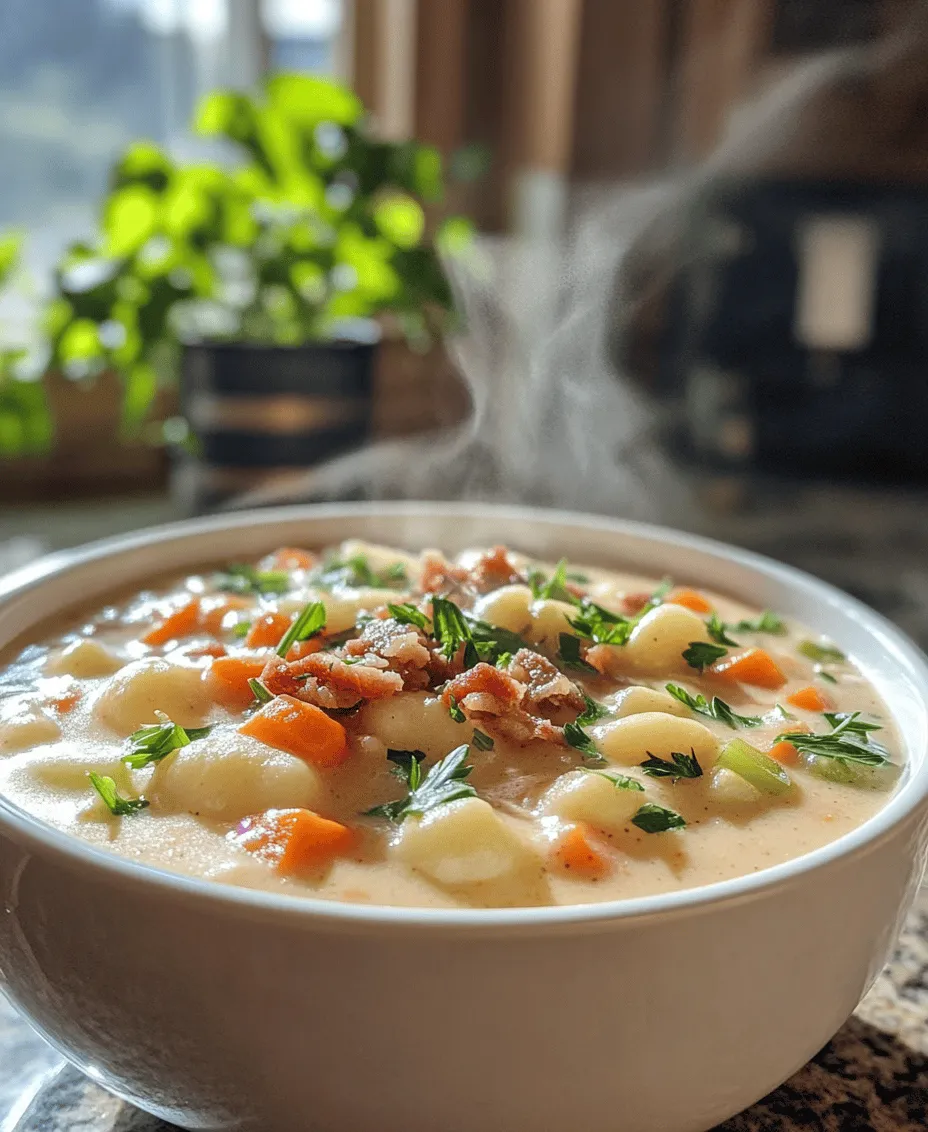 In the realm of comforting meals, few dishes can rival the warmth and richness of a creamy soup. One standout recipe that has captured the hearts of many is the Creamy Bacon Cheddar Gnocchi Soup. This delightful dish combines the savory flavors of crispy bacon and sharp cheddar cheese with the soft, pillowy texture of gnocchi, making it the perfect choice for a cozy night in. Whether you’re seeking a heartwarming dinner or a quick, satisfying lunch, this soup is sure to please both your palate and your soul.