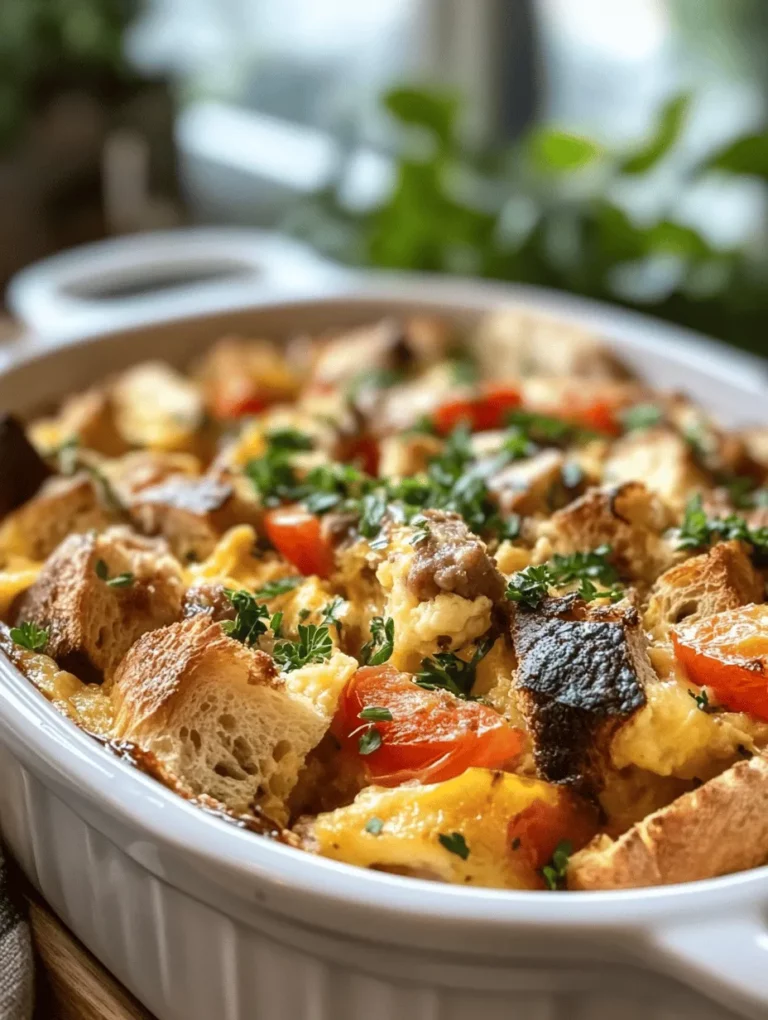 Before diving into the preparation of your Dreamy Overnight Breakfast Casserole, it’s important to understand the key ingredients that make this dish so appealing. Each component plays a crucial role in creating the perfect balance of flavors and textures.