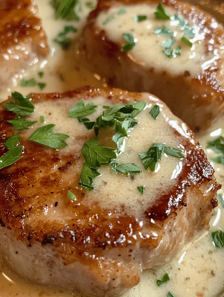 Slow Cooker Pork Chops with Garlic Parmesan Sauce