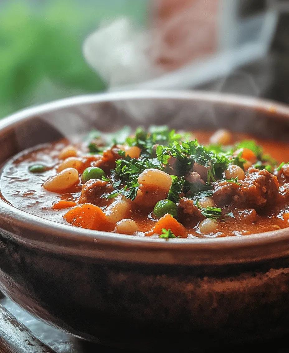 There’s something inherently comforting about a warm bowl of soup. It evokes feelings of home, nourishment, and love, especially when it’s homemade. Among the myriad of soup recipes, Beef & Tomato Macaroni Soup stands out as a hearty favorite. This dish not only encapsulates the essence of comfort food but also delivers a perfect balance of flavors, nutrition, and ease of preparation. Whether you’re looking to whip up a quick weeknight meal or treat your family to something special, this soup is an ideal choice.