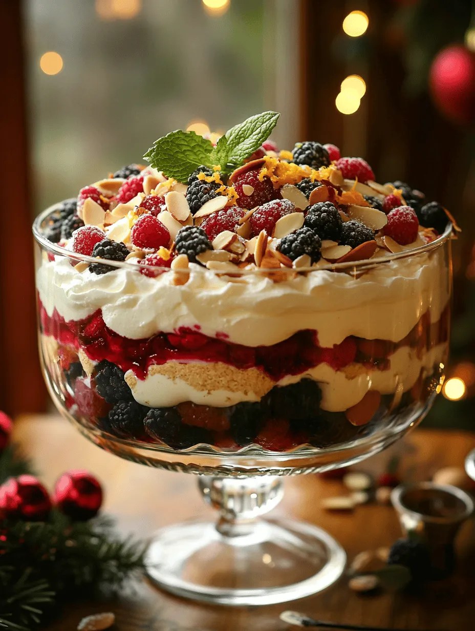 As the holiday season approaches, many of us begin to think about the delightful dishes that will grace our tables during gatherings and celebrations. One dessert that has earned its place as a star in festive feasts is the Festive Delight Trifle. This beautiful layered dessert is not only a feast for the eyes but also an explosion of flavors and textures that leaves a lasting impression on guests. Its appeal lies in its ability to combine simplicity with elegance, making it a beloved choice for both novice cooks and seasoned hosts alike.