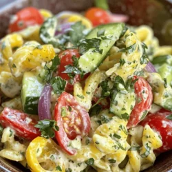 Pasta salads have long been a beloved dish, celebrated for their versatility and ability to adapt to any occasion. Whether you’re hosting a summer barbecue, packing a picnic, or simply looking for a quick and nutritious meal prep solution, pasta salads offer a delightful combination of flavors and textures that can please any palate. Among the myriad of pasta salad recipes, the Creamy Herb-Dijon Pasta Salad Delight stands out with its luscious creamy texture and vibrant flavor profile. This dish not only tantalizes your taste buds but also nourishes your body, making it a go-to recipe for health-conscious food lovers.