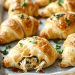 When it comes to comfort food, few dishes can compete with the delightful taste and texture of Cheesy Chicken Crescent Rolls. This recipe has gained immense popularity for its rich flavors, convenience, and the warm, cozy feeling it evokes. Whether you are serving them as an appetizer at your next gathering or as a side dish to complement a hearty meal, these crescent rolls are sure to impress family and friends alike.