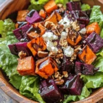 In a world where vibrant colors and fresh flavors reign supreme, the Vibrant Roasted Beet and Sweet Potato Salad with Feta and Walnuts stands out as a culinary masterpiece. This salad is not just a feast for the eyes but also a delightful blend of nutrition and taste, making it the perfect addition to any meal. Whether you're hosting a dinner party, preparing lunch for the week, or simply seeking a nutritious side dish, this salad effortlessly checks all the boxes.