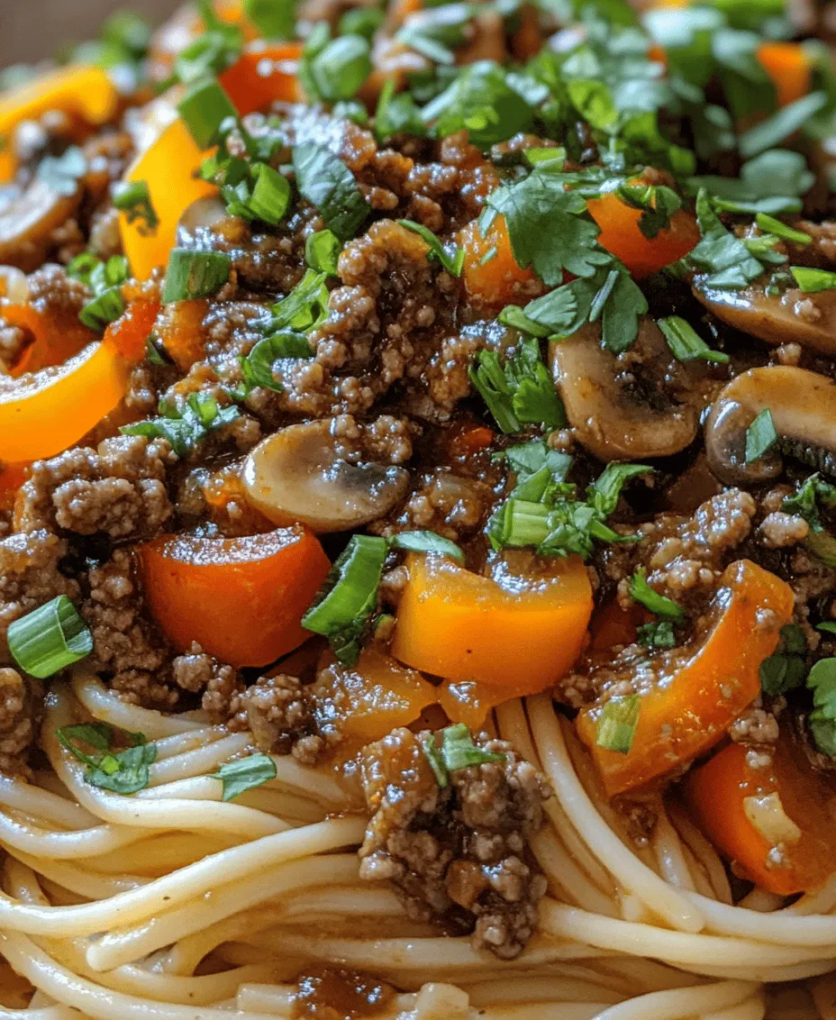 Introducing a delightful twist to a classic dinner staple, Asian-Style Ground Beef Spaghetti is a harmonious blend of flavors and textures that will elevate your weeknight meals. Combining traditional Italian spaghetti with savory Asian ingredients, this dish offers a quick, satisfying, and flavorful option for busy families. As we navigate through this recipe, you'll discover how easy it is to incorporate bold flavors into your favorite pasta dish, creating a meal that is both familiar and exciting.