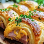 If you're searching for a quick, easy, and delicious dish to serve at your next gathering or family dinner, look no further than Cheesy Ham Rolls Delight. This delightful recipe combines the savory flavors of deli ham, melty cheese, and a unique mustard-honey dressing, all wrapped in flaky crescent roll dough. Whether you're hosting a casual get-together or simply want to whip up something special for your loved ones, these ham rolls are sure to impress.