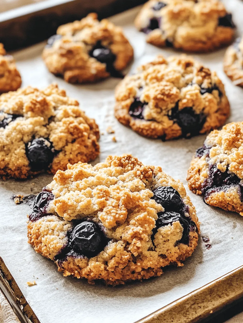 If you're a fan of warm, comforting baked goods, then our Blueberry Muffin Cookies with Streusel Topping are about to become your new go-to treat. This delightful recipe merges the beloved flavors of blueberry muffins and cookies, resulting in a unique and satisfying dessert that is both indulgent and approachable. The combination of soft, chewy cookie texture with the burst of juicy blueberries and a crunchy, sweet streusel topping creates a delightful contrast that will have you reaching for seconds.