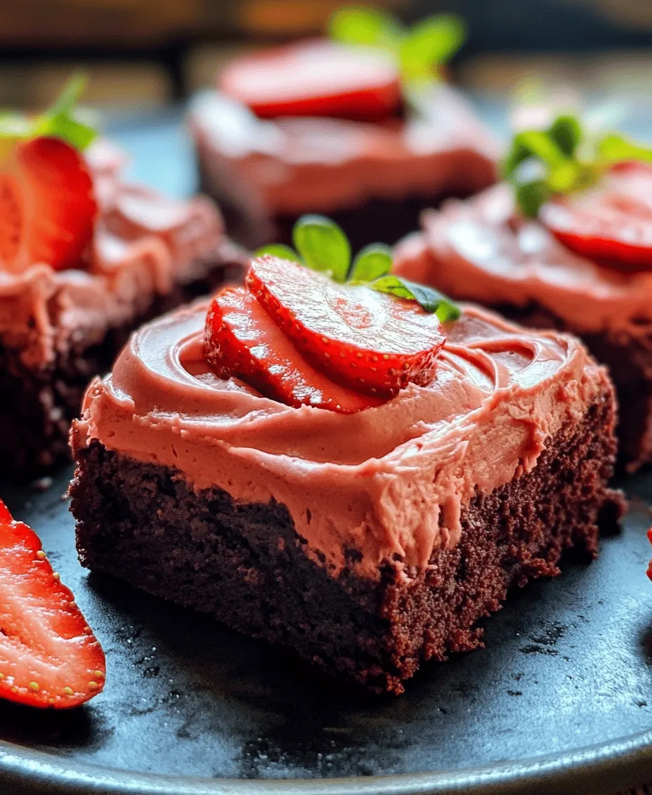 The success of any recipe largely depends on the quality of its ingredients. For our Strawberry Brownies Delight, we will be using a handful of key components, each playing a crucial role in crafting the perfect balance of flavors and textures.