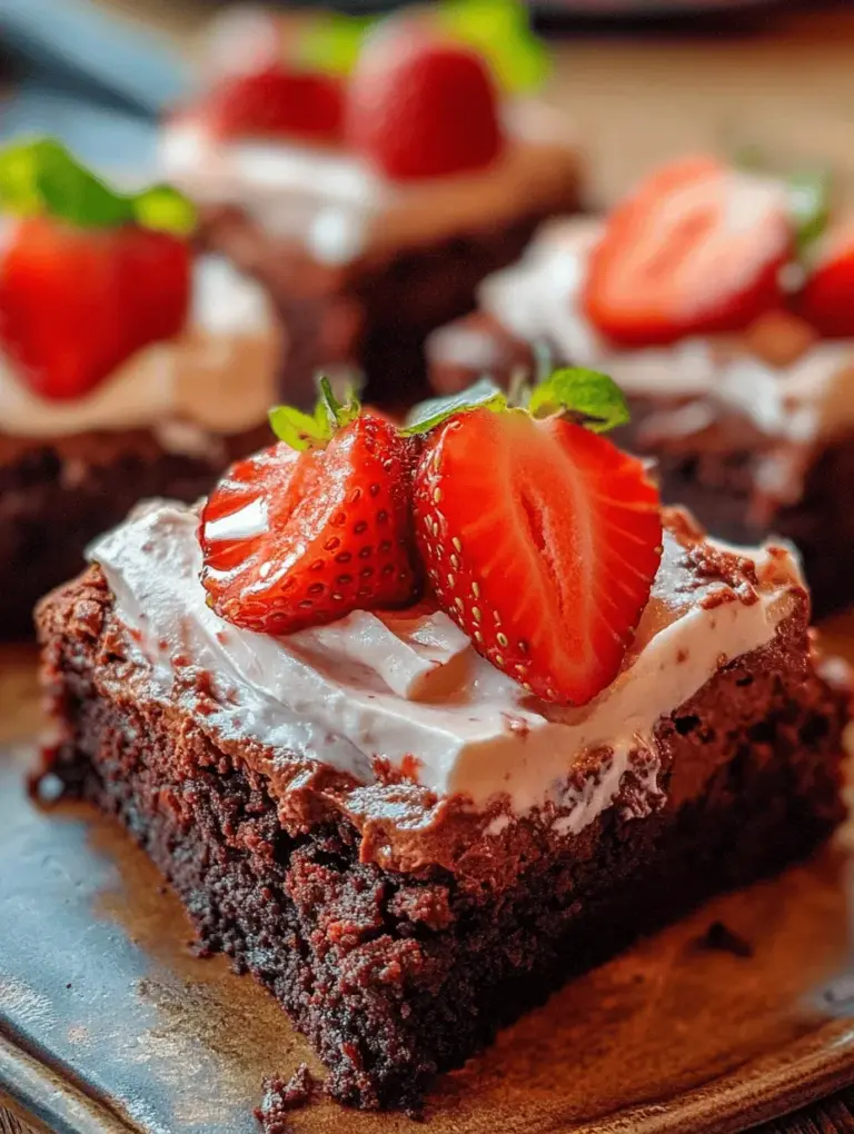 The success of any recipe largely depends on the quality of its ingredients. For our Strawberry Brownies Delight, we will be using a handful of key components, each playing a crucial role in crafting the perfect balance of flavors and textures.