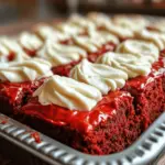 There’s something undeniably enchanting about red velvet desserts. Their striking crimson hue catches the eye, while their unique flavor profile—a delightful balance of rich cocoa and a hint of vanilla—captivates the palate. Red velvet has become a culinary favorite, transcending its traditional roots to inspire a wide array of desserts, including the deliciously indulgent fudgy red velvet brownies we’re about to explore. This recipe masterfully combines the best of both worlds: the beloved, fudgy texture of brownies with the iconic taste of red velvet.