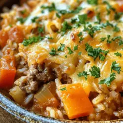 In the realm of comfort food, few dishes evoke the warmth and nostalgia of a homemade casserole. The Savory One-Pot Beef and Rice Casserole stands out as a quintessential example of a hearty meal that delights both the palate and the soul. This dish, with its rich layers of flavor and satisfying textures, has become a staple in many households. Whether you're feeding a family after a long day or entertaining friends for a casual gathering, this casserole is sure to impress.