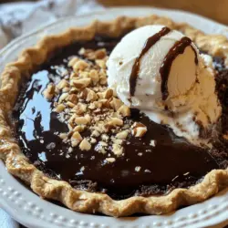 If you’re on the lookout for a dessert that will leave your taste buds dancing, look no further than the Decadent Hot Fudge Pie. This luscious dessert is a chocolate lover’s dream, combining the rich, velvety texture of fudge with the comforting familiarity of pie. Each bite offers an indulgent experience that is both satisfying and memorable, making it a perfect choice for special occasions or simply to treat yourself after a long day.