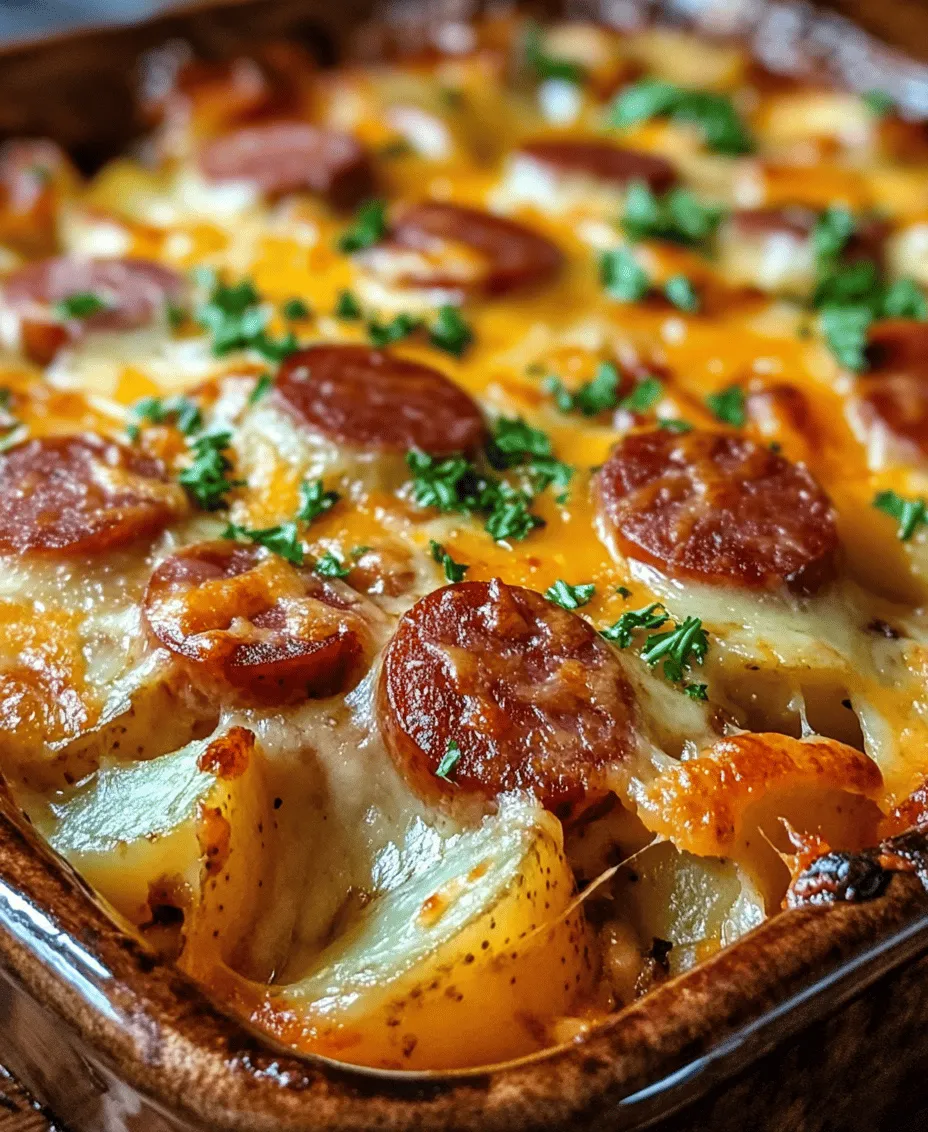 When the chill of winter sets in or a long day calls for something warm and satisfying, nothing beats a generous helping of Hearty Kielbasa Sausage Cheesy Potato Casserole. This dish combines the robust flavors of kielbasa sausage with creamy, cheesy potatoes, creating a delightful medley that warms both the stomach and the soul. As comfort food goes, this casserole stands out for its rich taste and heartiness, making it an ideal centerpiece for family gatherings, potlucks, or even a cozy weeknight dinner at home.