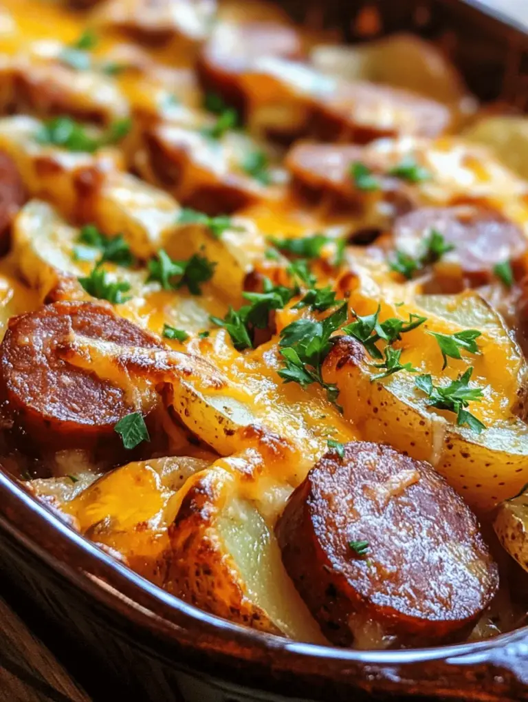 When the chill of winter sets in or a long day calls for something warm and satisfying, nothing beats a generous helping of Hearty Kielbasa Sausage Cheesy Potato Casserole. This dish combines the robust flavors of kielbasa sausage with creamy, cheesy potatoes, creating a delightful medley that warms both the stomach and the soul. As comfort food goes, this casserole stands out for its rich taste and heartiness, making it an ideal centerpiece for family gatherings, potlucks, or even a cozy weeknight dinner at home.