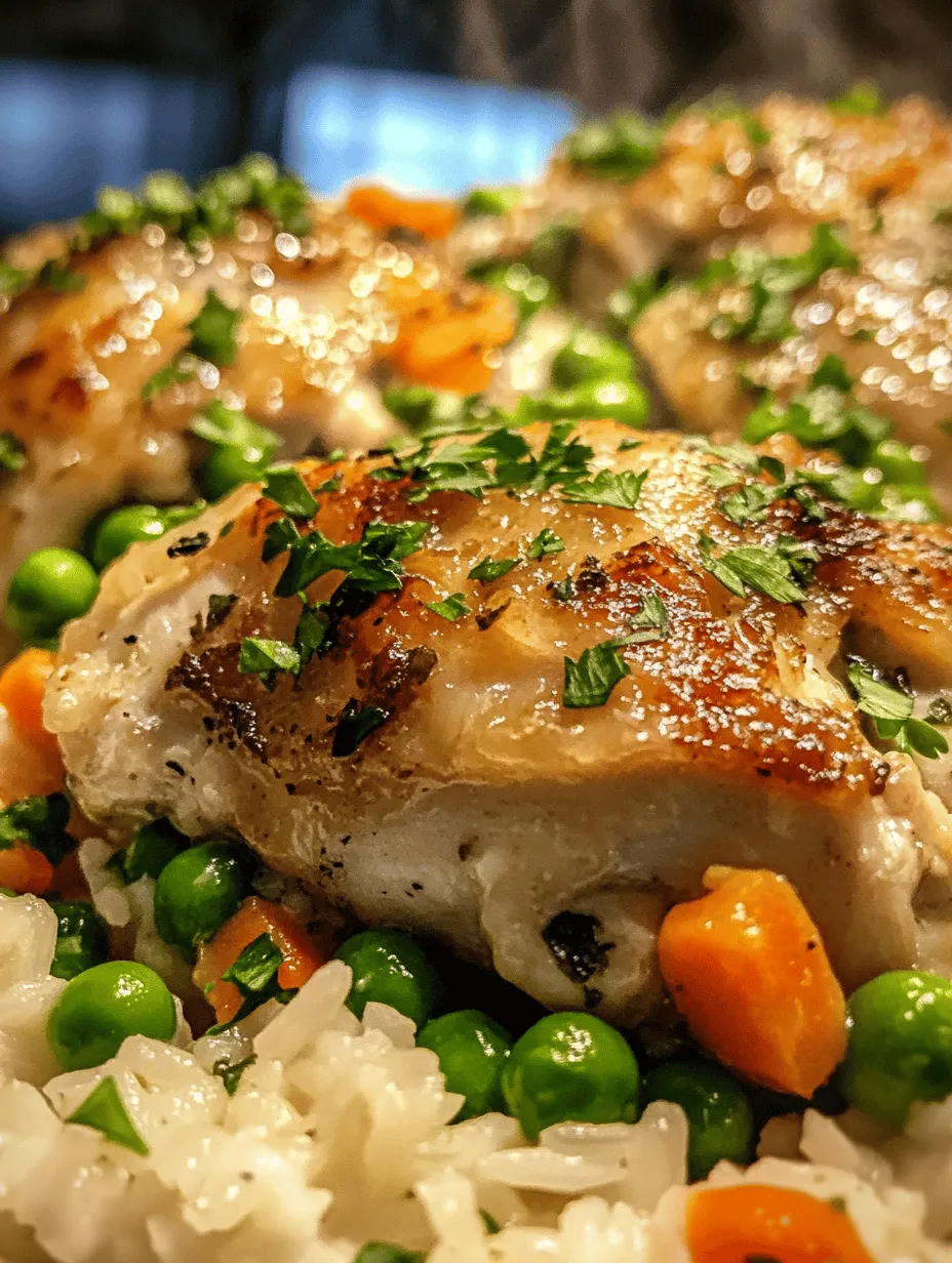 Every great dish starts with quality ingredients, and this Instant Pot Chicken & Rice Delight is no exception. Let’s delve into the key components that make this recipe a standout.