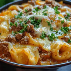 In the world of comfort food, few dishes can rival the warmth and satisfaction of a creamy pasta recipe. Creamy Beef & Parmesan Tortellini is a delightful dish that combines tender cheese tortellini with rich ground beef and a luscious cream sauce, making it a perfect meal for any occasion. This dish is not only a feast for the taste buds but also a visual treat that invites you to dig in. Whether you're looking for a quick weeknight dinner or a hearty meal to impress guests, this recipe is both simple and delicious, ensuring that everyone at the table will be asking for seconds.