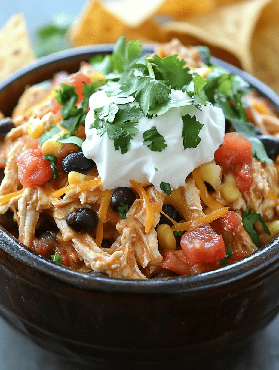 Discover the vibrant flavors of Slow Cooker Fiesta Chicken, a dish that brings the essence of Mexican cuisine into your kitchen with minimal effort. This recipe is perfect for busy weeknights or entertaining guests, offering a hearty and flavorful meal that your family will love. Packed with nutritious ingredients like black beans, corn, and tender chicken, this dish is not only delicious but also versatile. Whether you serve it over rice, in tacos, or with tortilla chips, it’s sure to satisfy. Let's dive into the details of this easy-to-make recipe that will make your taste buds dance!