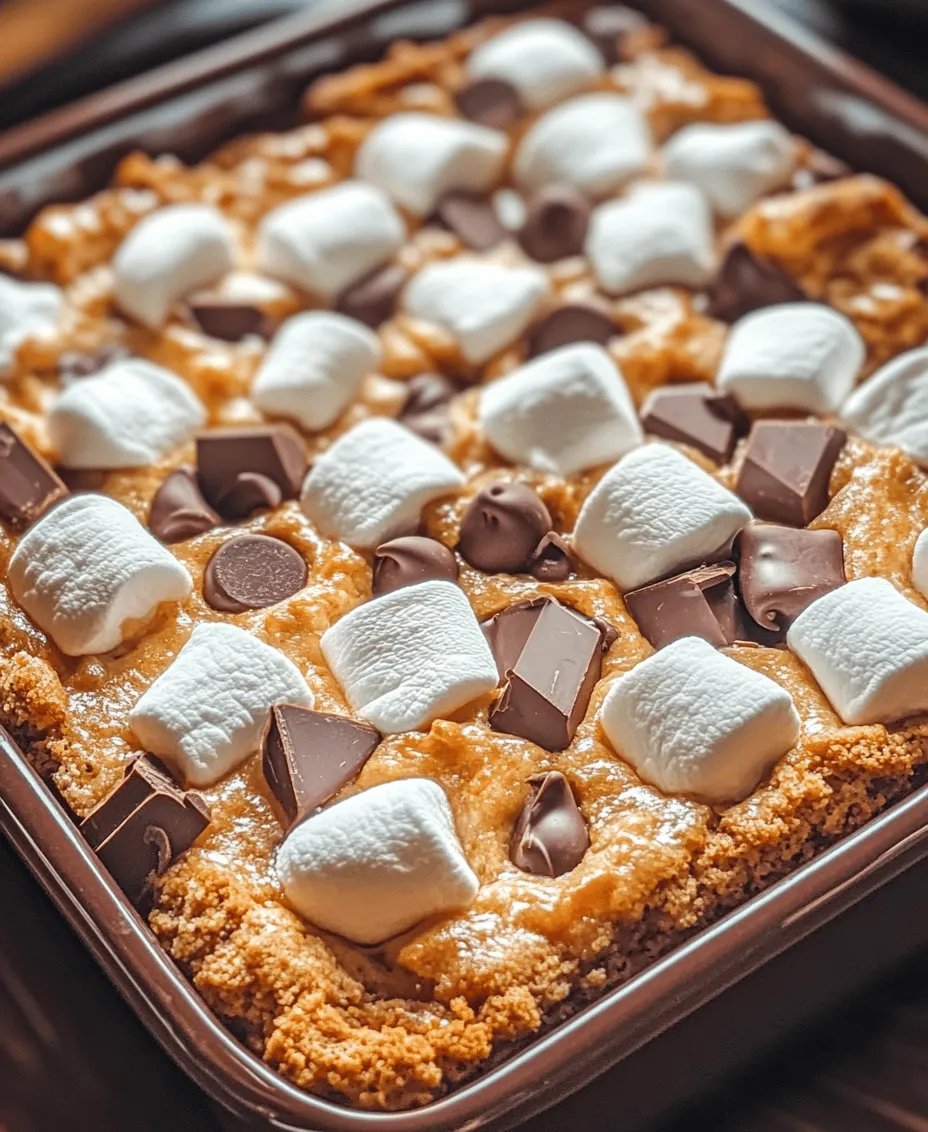 S'mores Bars Delight is a delightful dessert that encapsulates the beloved flavors of the classic campfire treat, s'mores, in an easy-to-make bar form. These bars are a perfect combination of crunchy, chewy, and gooey textures, making them a favorite among dessert lovers of all ages. While traditional s'mores evoke memories of sitting around a crackling campfire, roasting marshmallows, and sharing stories under the stars, S'mores Bars Delight brings that nostalgic experience right into your kitchen, allowing you to enjoy this classic anytime you crave it.