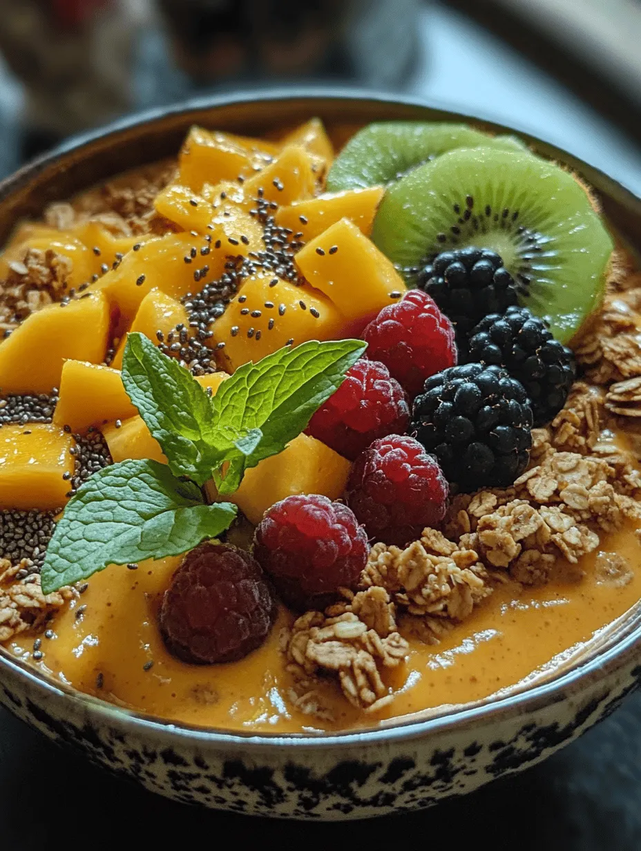 Smoothie bowls have taken the culinary world by storm, becoming a staple for health enthusiasts and breakfast lovers alike. These colorful creations are not only visually appealing but also allow for a personalized breakfast experience. Unlike traditional smoothies served in a glass, smoothie bowls are thick enough to be eaten with a spoon and topped with a variety of delicious ingredients. This trend has gained momentum as people seek more nutritious breakfast options that are both satisfying and convenient.