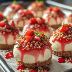 No-bake desserts have become a beloved choice for many home cooks and dessert enthusiasts, and for good reason. With their effortless preparation and quick assembly, these desserts offer a delightful way to satisfy sweet cravings without the need for an oven. Among the myriad of no-bake recipes available, Easy No Bake Strawberry Cheesecake Bites stand out for their simplicity, flavor, and visual appeal. This recipe has gained considerable popularity, especially among busy individuals and families looking for delicious yet uncomplicated dessert options that can be whipped up in no time.