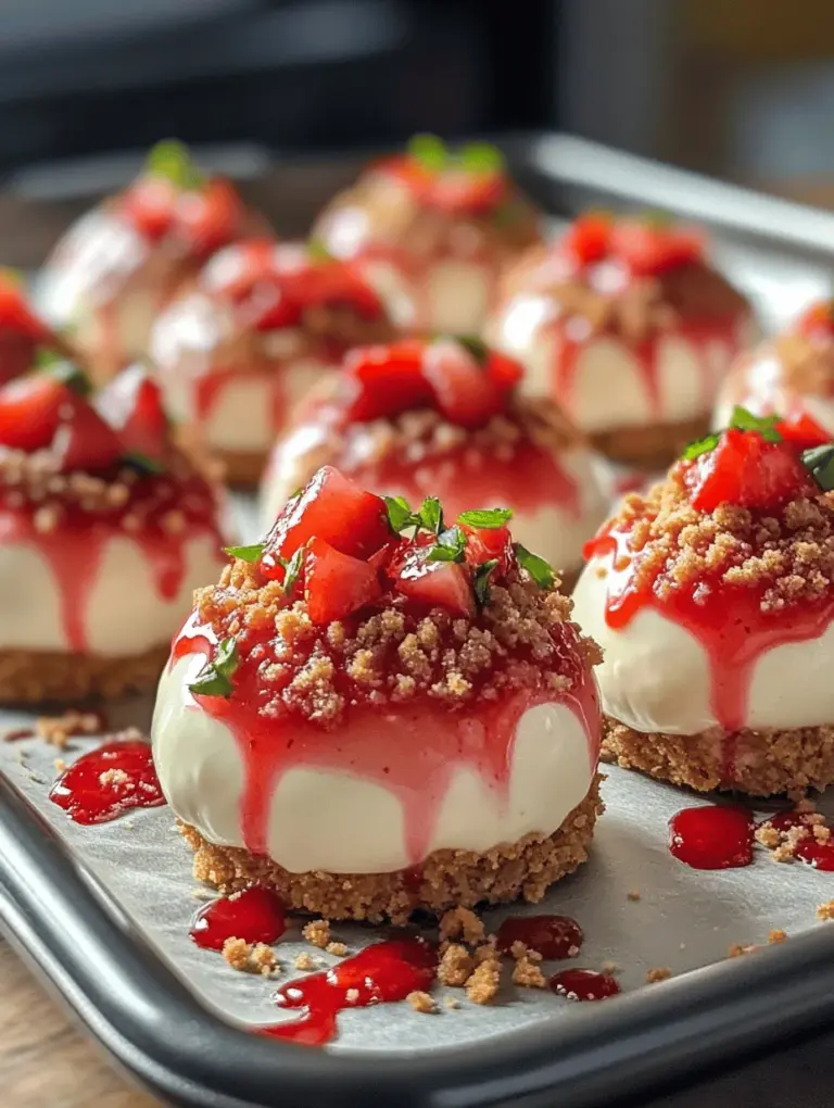 No-bake desserts have become a beloved choice for many home cooks and dessert enthusiasts, and for good reason. With their effortless preparation and quick assembly, these desserts offer a delightful way to satisfy sweet cravings without the need for an oven. Among the myriad of no-bake recipes available, Easy No Bake Strawberry Cheesecake Bites stand out for their simplicity, flavor, and visual appeal. This recipe has gained considerable popularity, especially among busy individuals and families looking for delicious yet uncomplicated dessert options that can be whipped up in no time.