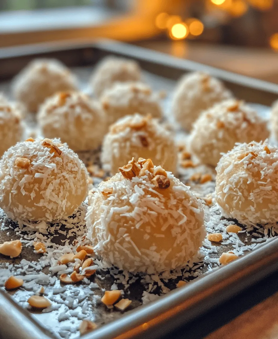 Welcome to the delightful world of Sweetened Condensed Milk Snowballs! These heavenly treats combine the rich creaminess of sweetened condensed milk with the tropical flavor of coconut and the satisfying crunch of nuts. They are not only incredibly delicious but also simple to prepare, making them the perfect go-to recipe for any occasion. Whether you’re looking to impress guests at a holiday gathering, celebrate a special occasion, or simply indulge yourself with a homemade sweet, Sweetened Condensed Milk Snowballs are sure to bring joy to your taste buds. They require no baking, making them an approachable recipe that anyone can master, from novice bakers to seasoned chefs.