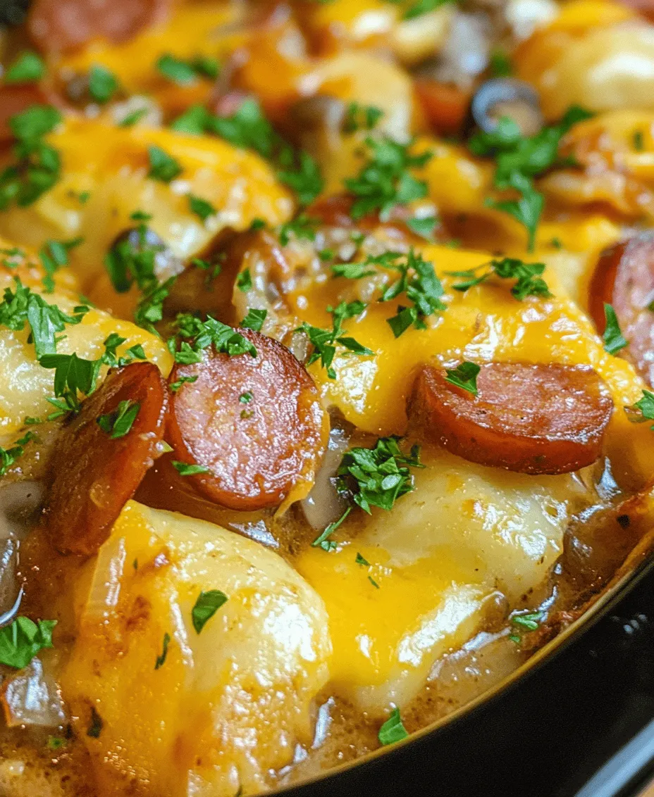 Crockpot Pierogi Casserole with Kielbasa is more than just a meal; it’s a heartwarming embrace of flavors that showcases the rich heritage of Polish cuisine. Imagine coming home after a long day to the enticing aroma of savory kielbasa, tender pierogi, and creamy sauces wafting through your kitchen. This comforting dish is perfect for busy weeknights or family gatherings, as it combines convenience with the satisfaction of a home-cooked meal.