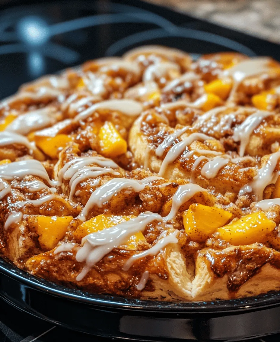 If you're on the lookout for a treat that beautifully marries comfort and indulgence, look no further than the Peach Cobbler Cinnamon Rolls. This delightful recipe brings together two beloved classics, transforming the traditional cinnamon roll into a sensational dessert that captures the essence of summer. Imagine biting into a soft, pillowy roll filled with sweet, juicy peaches and warm, aromatic cinnamon—each bite evoking fond memories of cozy family gatherings and lazy Sunday mornings.