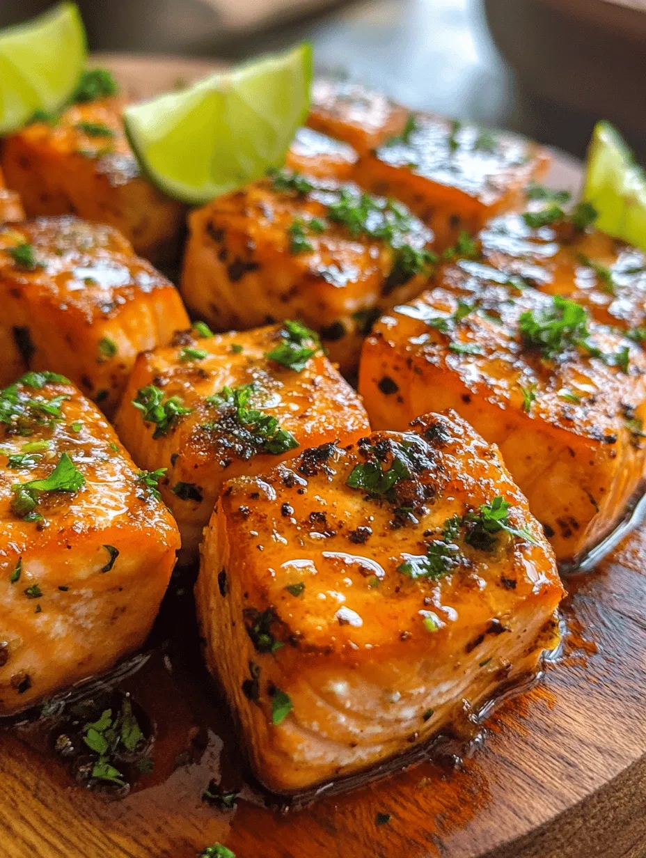 If you're looking for a delectable and easy-to-make appetizer or a main dish that is sure to impress, look no further than Hot Honey Salmon Bites. This dish perfectly marries the luscious flavors of sweet honey and spicy heat with the rich, buttery essence of salmon. It not only tantalizes your taste buds but also provides a nutritious option that can fit seamlessly into any meal plan.