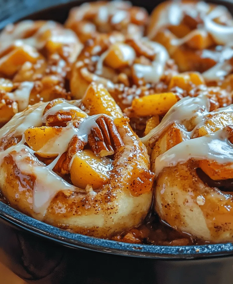 Peach Cobbler Cinnamon Rolls are a delightful treat that beautifully combines the beloved flavors of two classic desserts: cinnamon rolls and peach cobbler. This innovative recipe takes the warm, comforting taste of freshly baked cinnamon rolls and infuses it with the juicy sweetness of ripe peaches. The result is a mouthwatering dessert that is not only perfect for any occasion but also evokes a sense of nostalgia that can bring back fond memories of summer gatherings and family brunches.