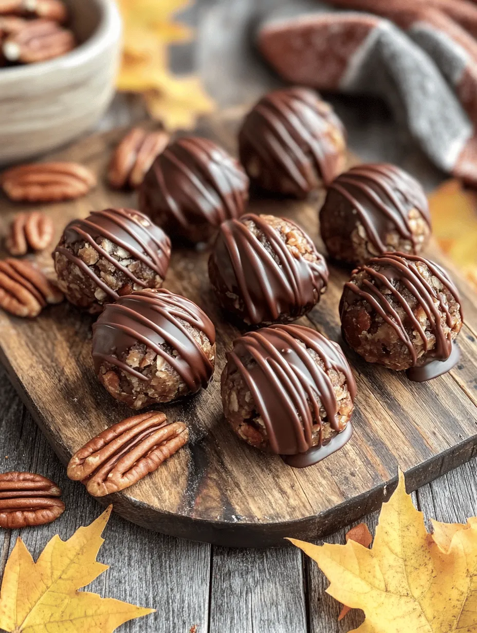 The first step in making Pecan Pie Balls is preparing the pecans. Start with raw pecans to ensure maximum freshness and flavor. You can choose to toast the pecans lightly in a dry skillet over medium heat for about 5-7 minutes. Toasting enhances their flavor, giving your Pecan Pie Balls a deeper, nuttier taste. Be sure to keep an eye on them to prevent burning.