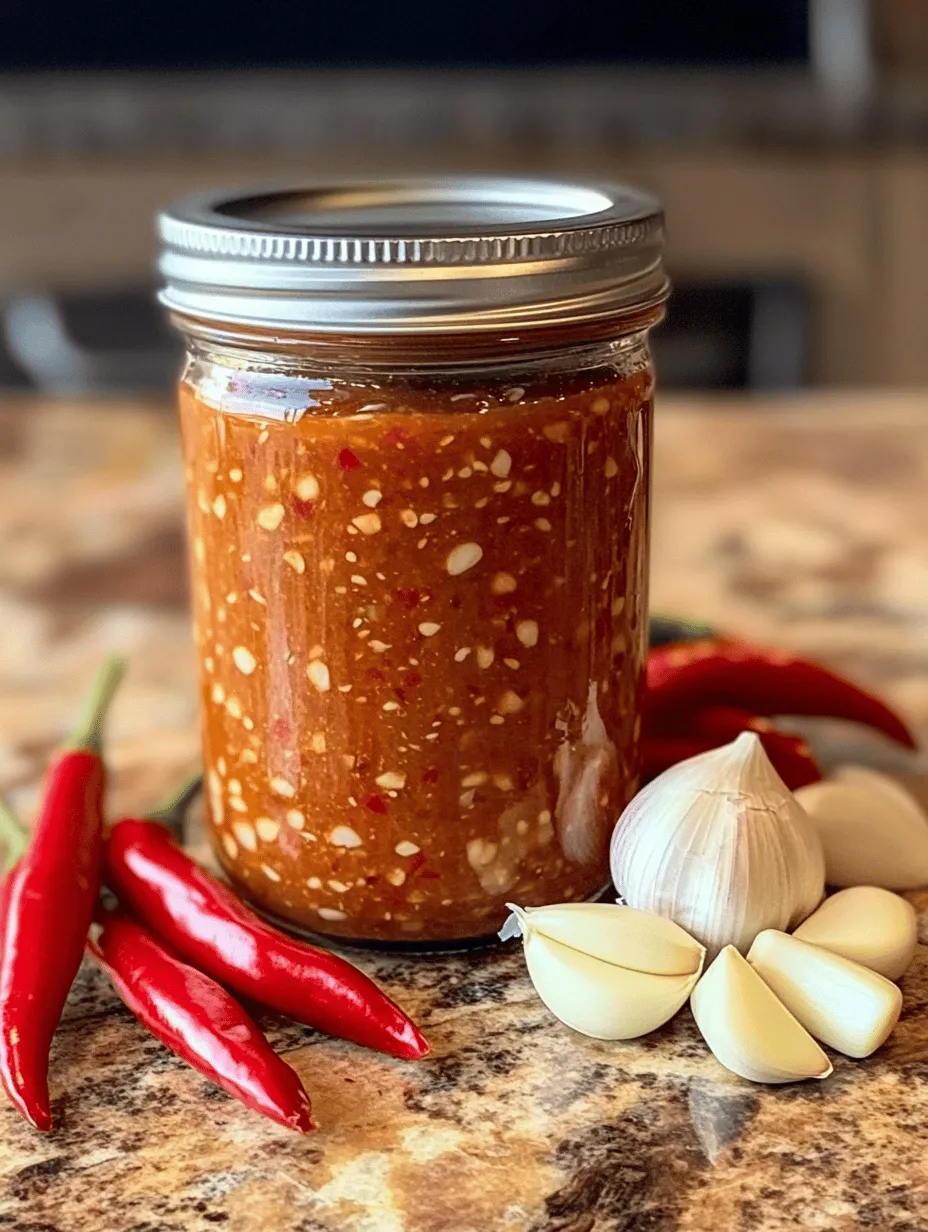 To create your own Spicy Homemade Chili Garlic Sauce, it’s essential to understand the key ingredients that contribute to its unique flavor profile. Each ingredient plays a significant role in building the depth and complexity of the sauce, making it a true delight for your taste buds.